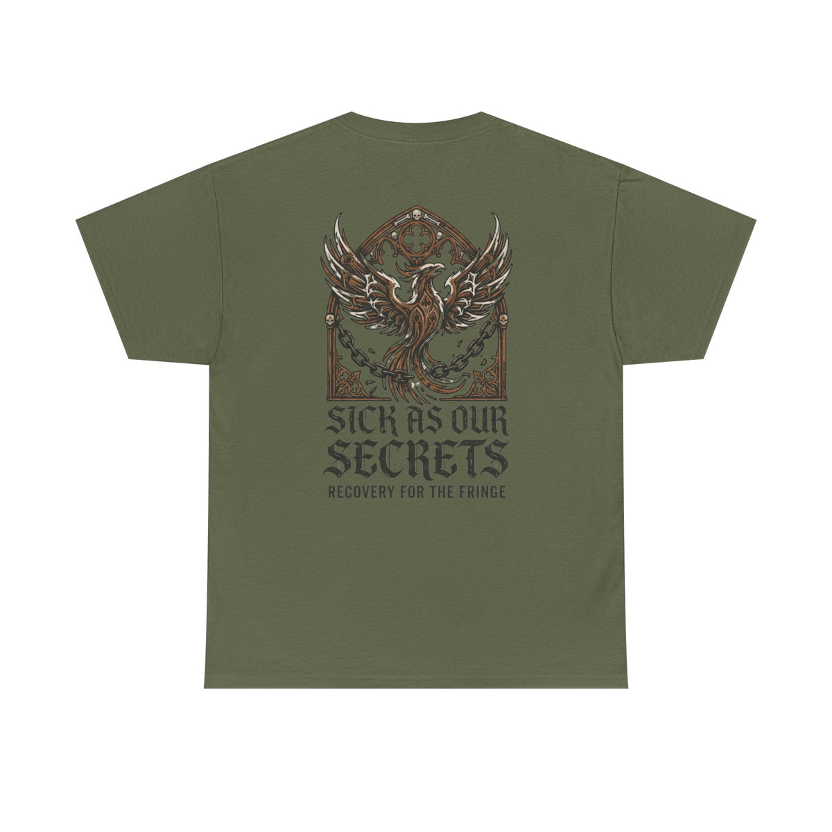 T-Shirt — "Sick As Our Secrets" Phoenix Recovery Graphic Tee