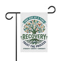 Recovery Garden Flag – "One Day at a Time" Inspirational Yard Banner