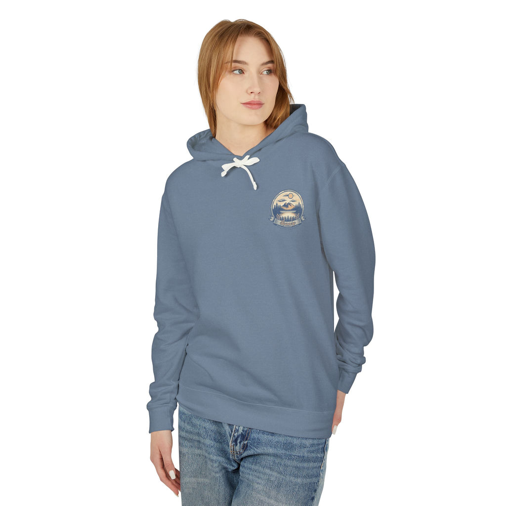 Hoodie — 'Recovery' Mountain Sunrise Graphic Hoodie