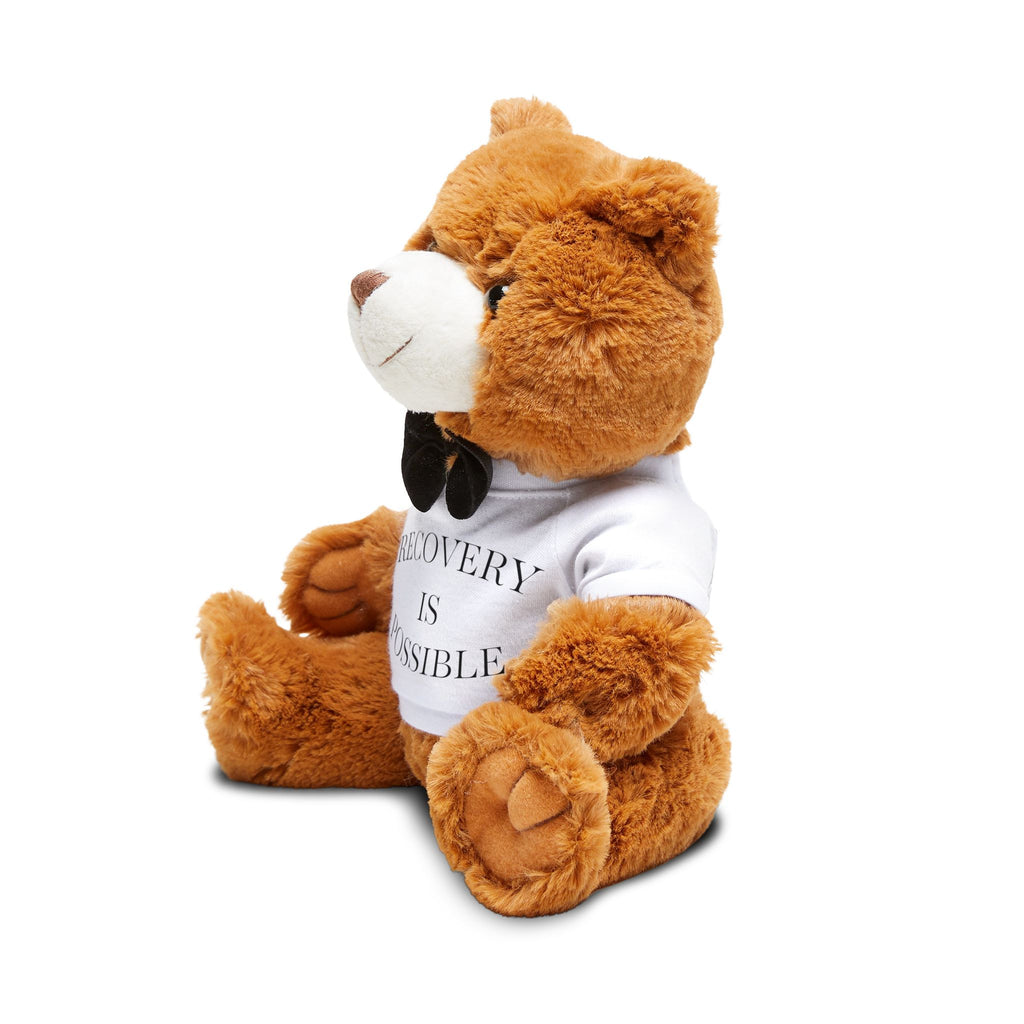 Recovery Is Possible Teddy Bear - Inspirational Plush with T-Shirt