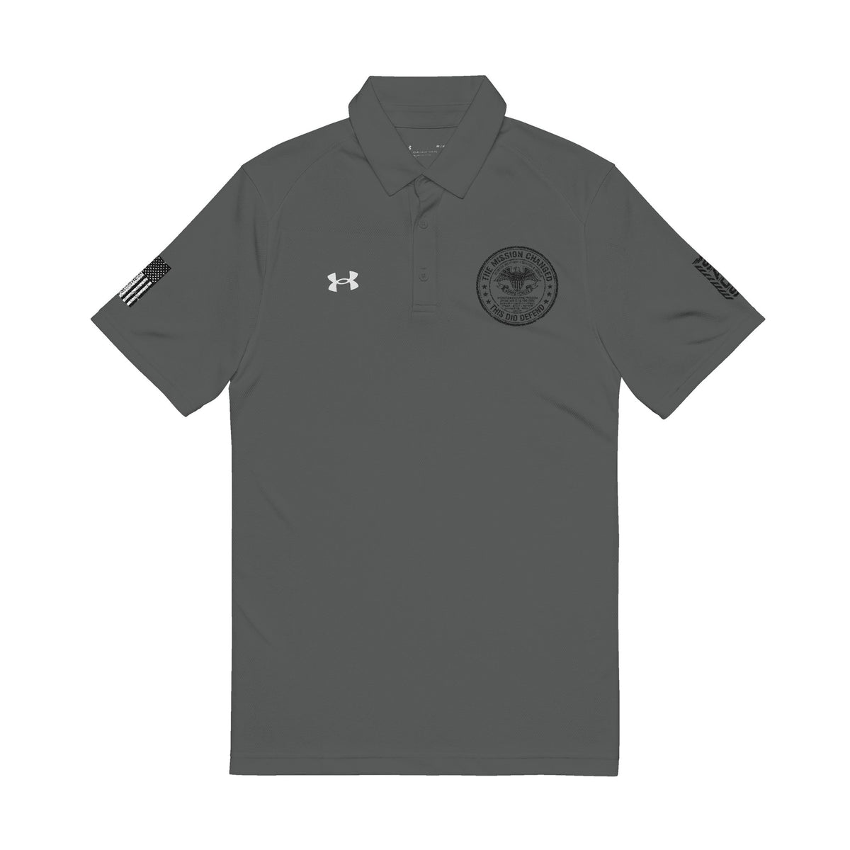 Embroidered Veteran Recovery — Under Armour Men's Performance Polo with Circular Crest