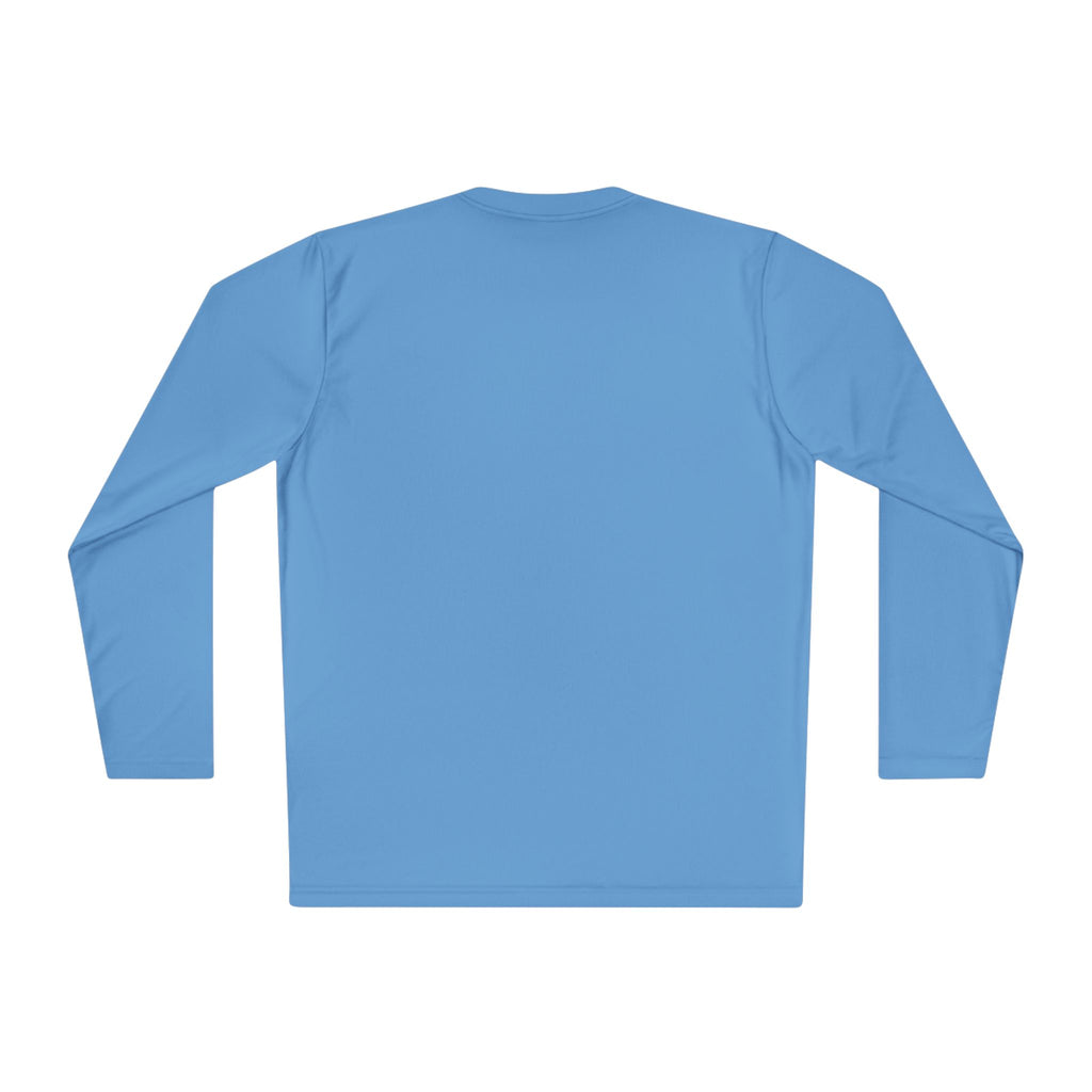 Long Sleeve Tee — Minimal Floral Crest Chest Graphic