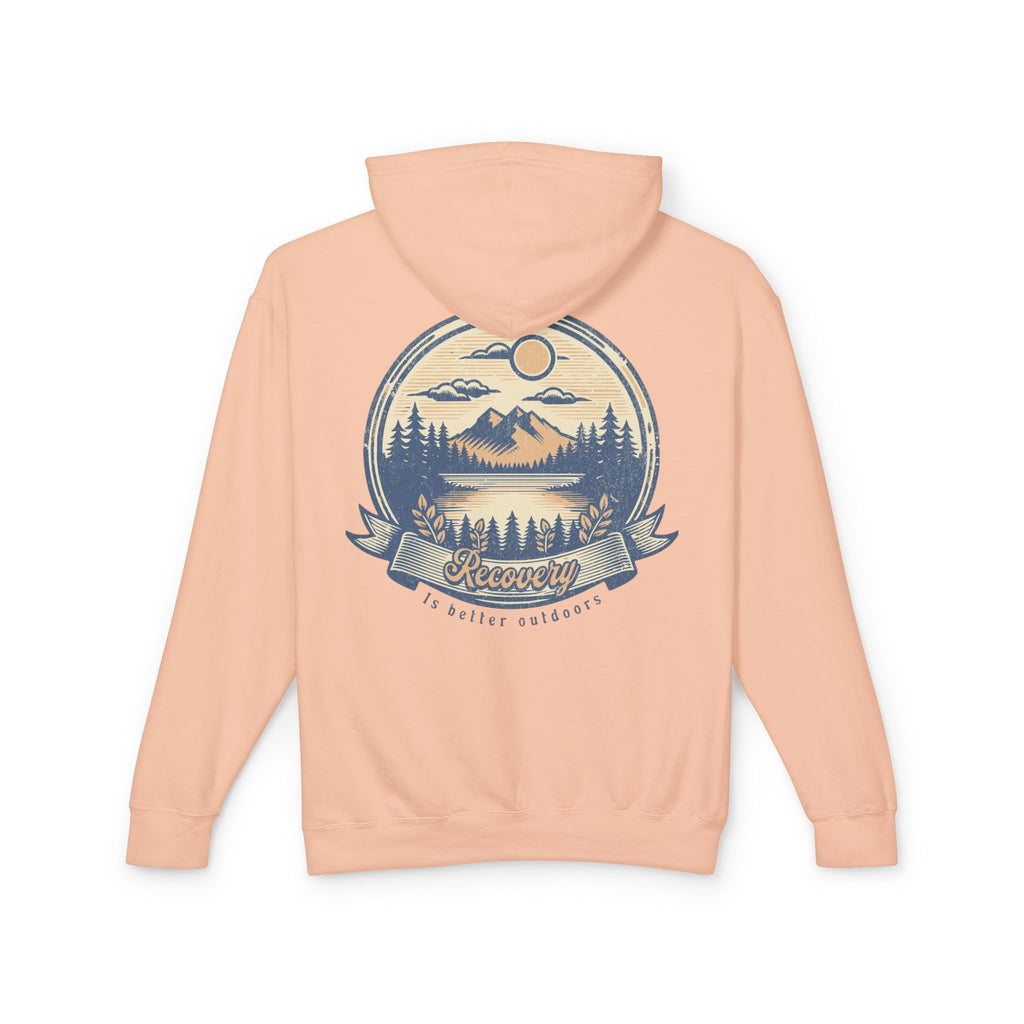 Hoodie — 'Recovery' Mountain Sunrise Graphic Hoodie