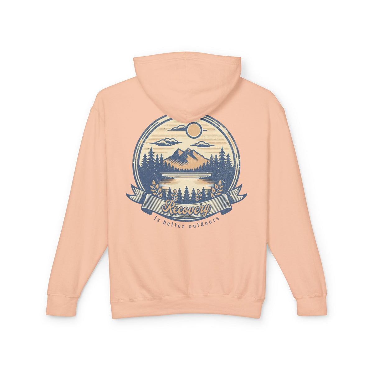 Hoodie — 'Recovery' Mountain Sunrise Graphic Hoodie