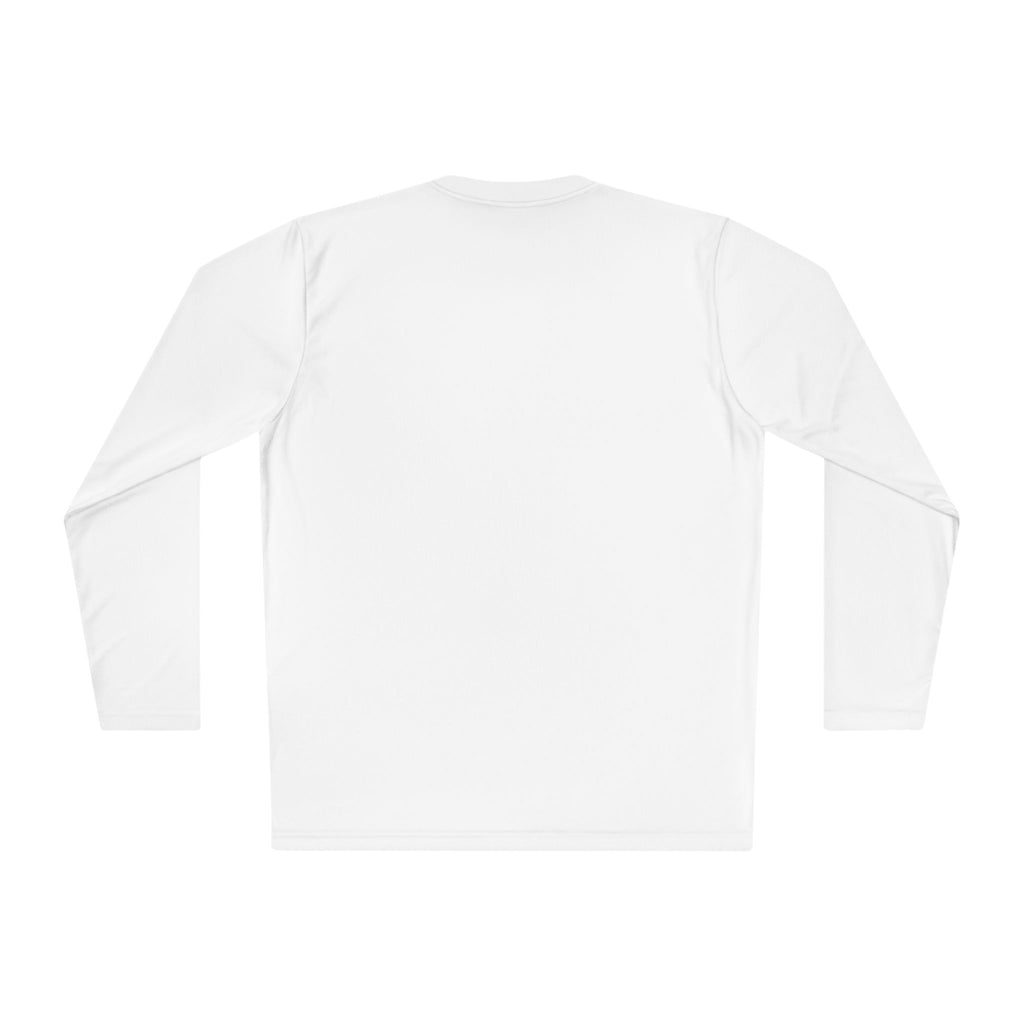 Long Sleeve Tee — Minimal Floral Crest Chest Graphic