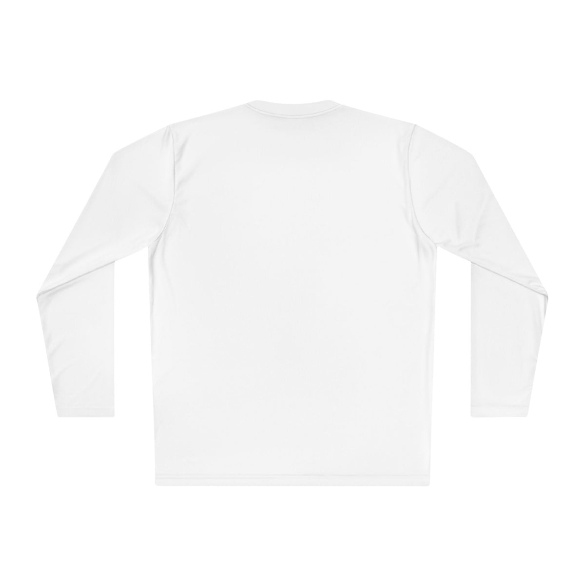 Long Sleeve Tee — Minimal Floral Crest Chest Graphic