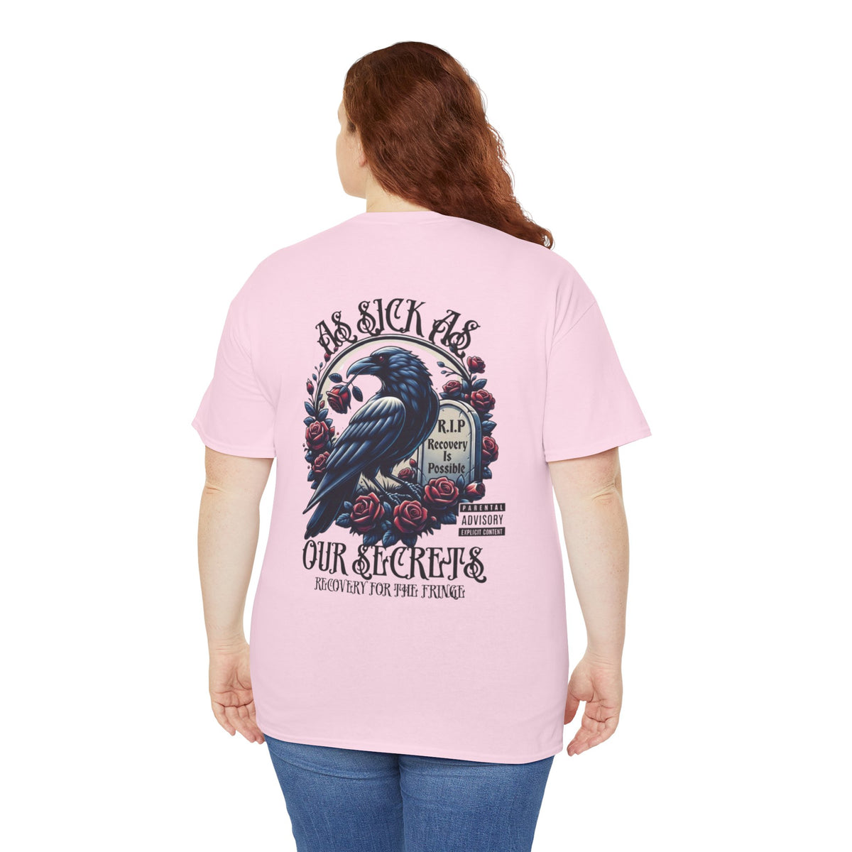 T-Shirt — “As Sick As Our Secrets” Raven & Roses Graphic Tee