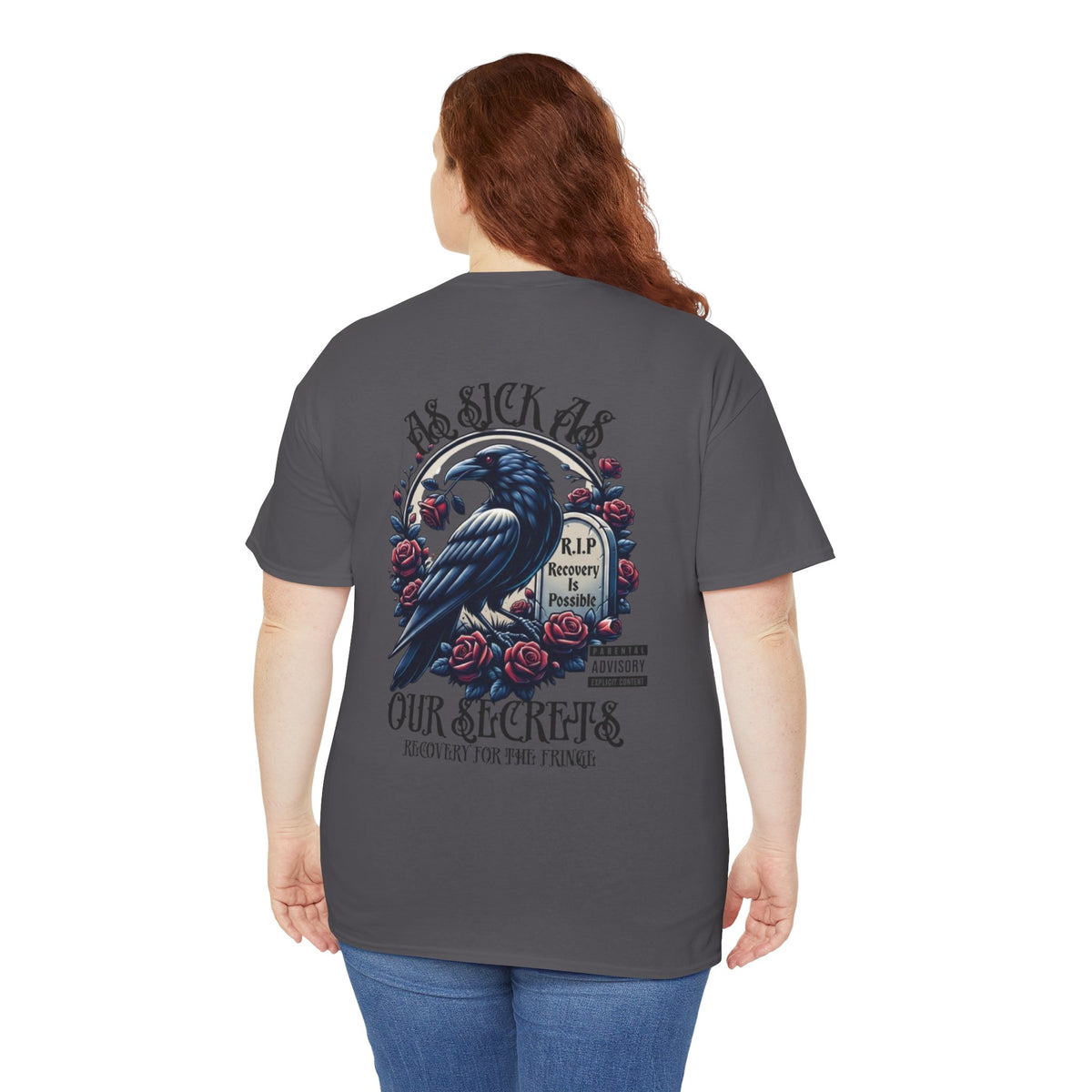 T-Shirt — “As Sick As Our Secrets” Raven & Roses Graphic Tee