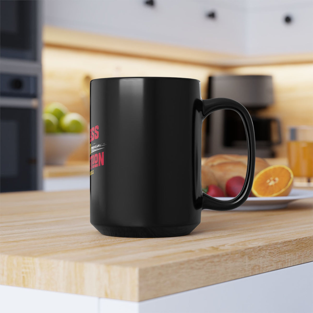 P.O.P coffee mug.