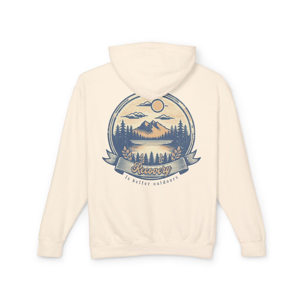Hoodie — 'Recovery' Mountain Sunrise Graphic Hoodie