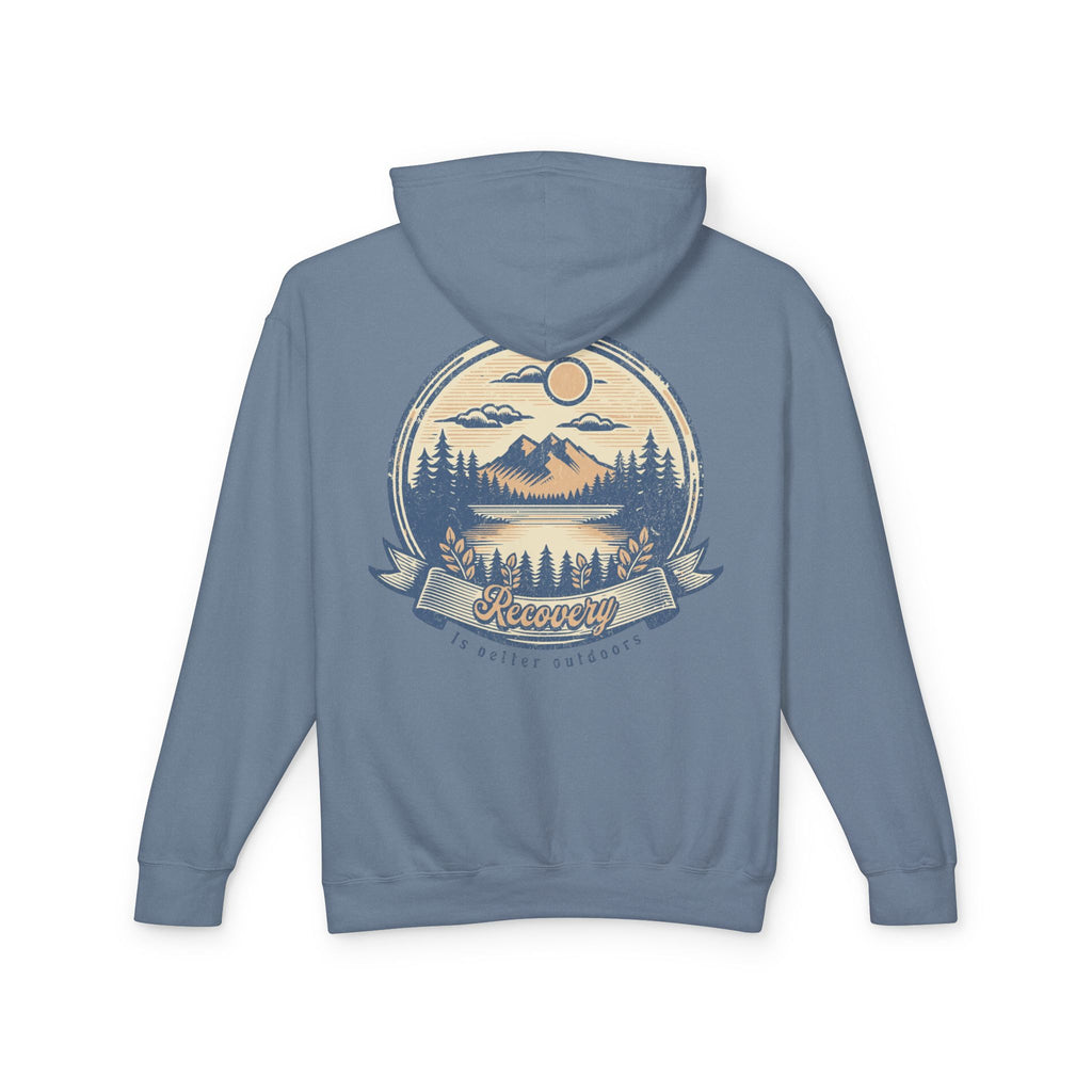 Hoodie — 'Recovery' Mountain Sunrise Graphic Hoodie