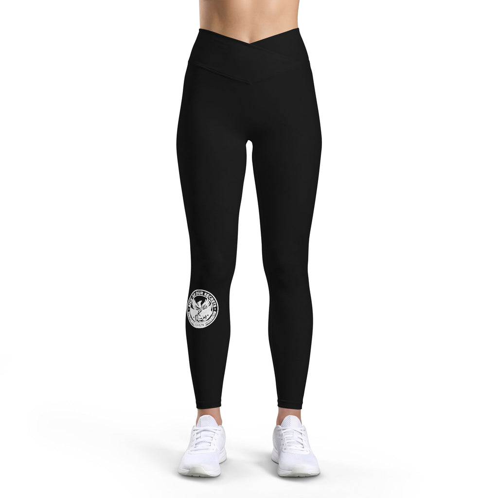 SAOS logo— Women's Black Yoga & Activewear
