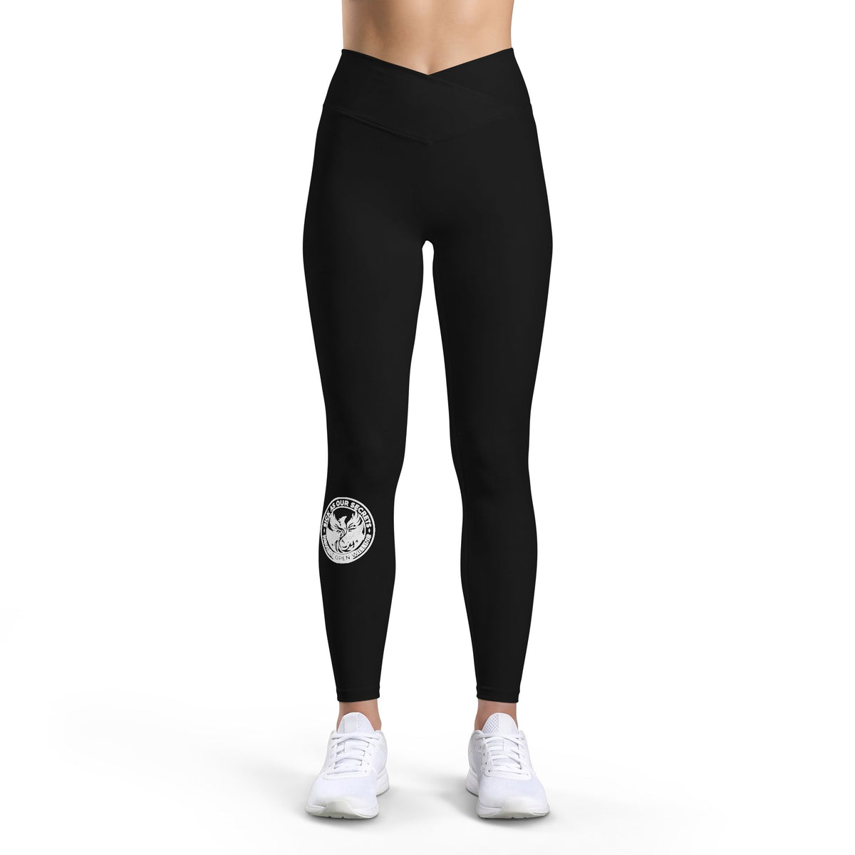 SAOS logo— Women's Black Yoga & Activewear