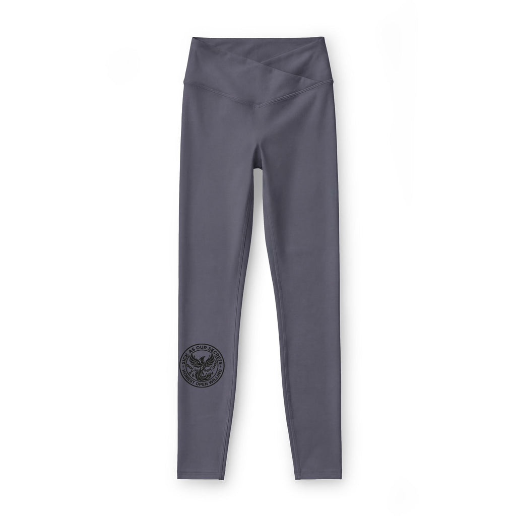 SAOS logo— Women's Black Yoga & Activewear