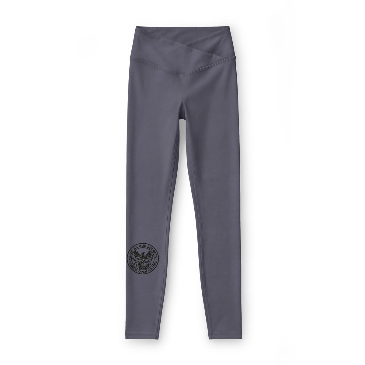 SAOS logo— Women's Black Yoga & Activewear