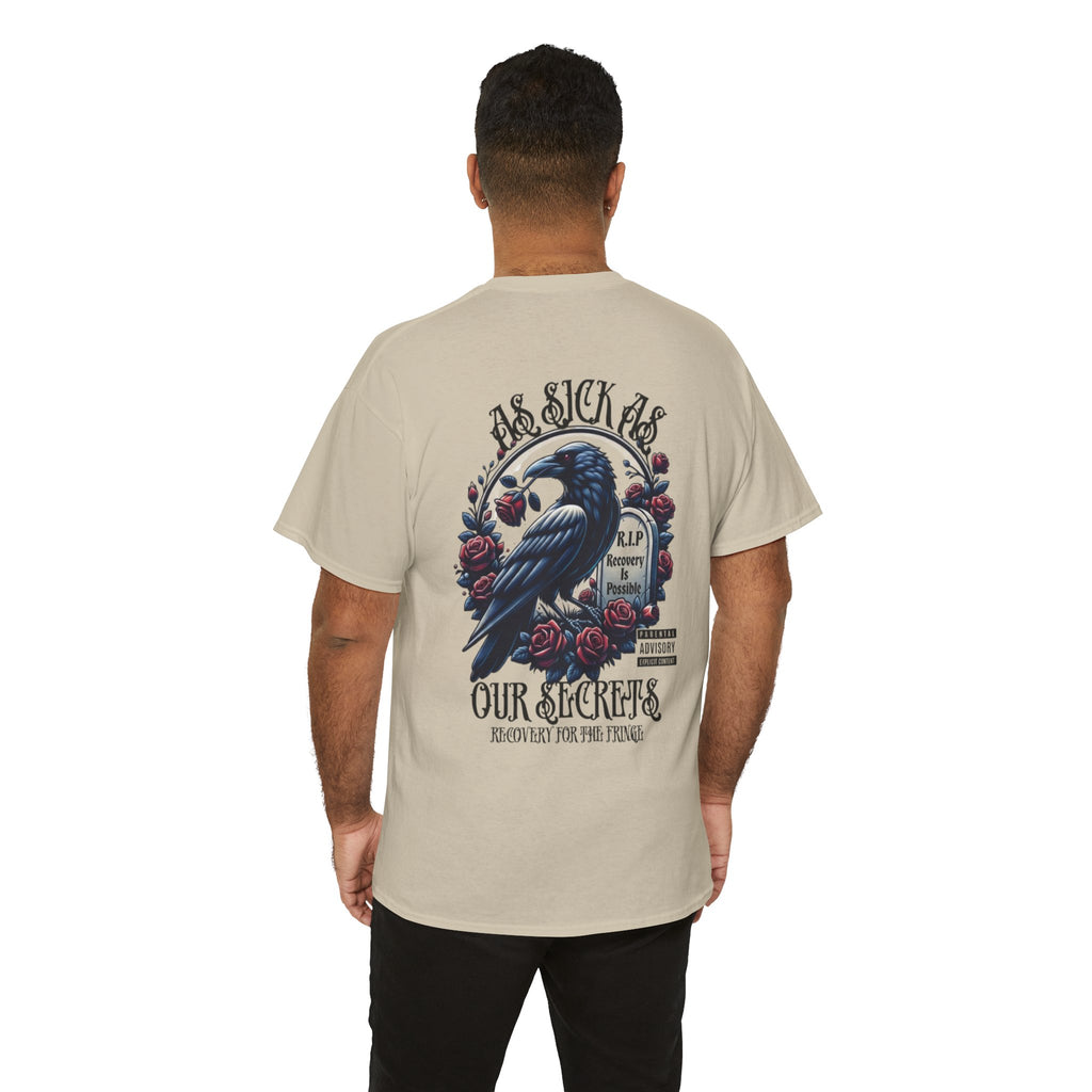 T-Shirt — “As Sick As Our Secrets” Raven & Roses Graphic Tee
