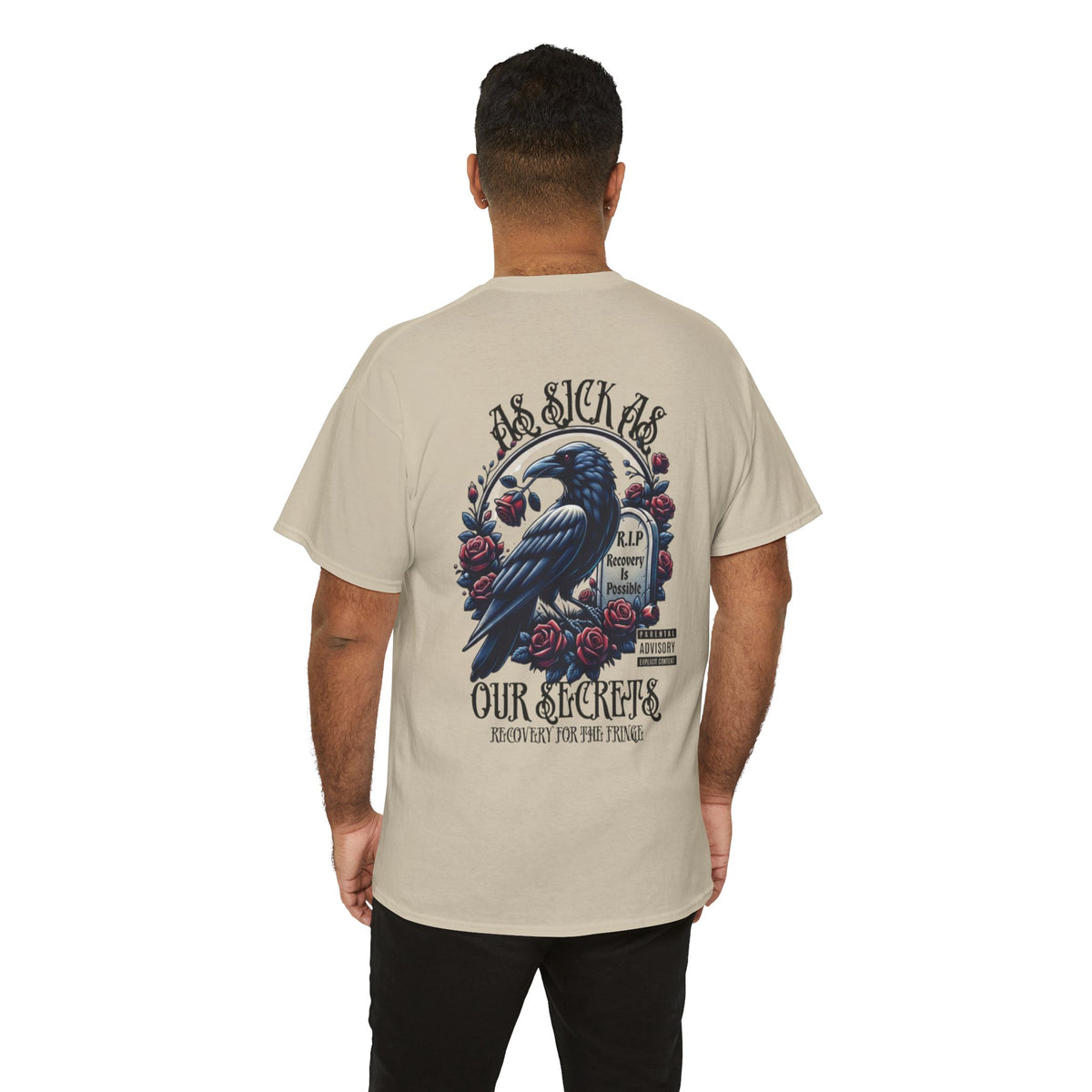 T-Shirt — “As Sick As Our Secrets” Raven & Roses Graphic Tee