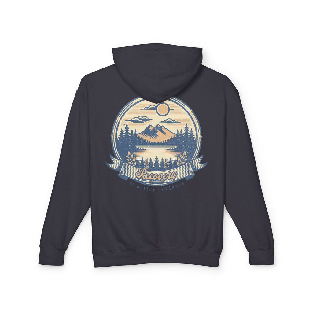 Hoodie — 'Recovery' Mountain Sunrise Graphic Hoodie