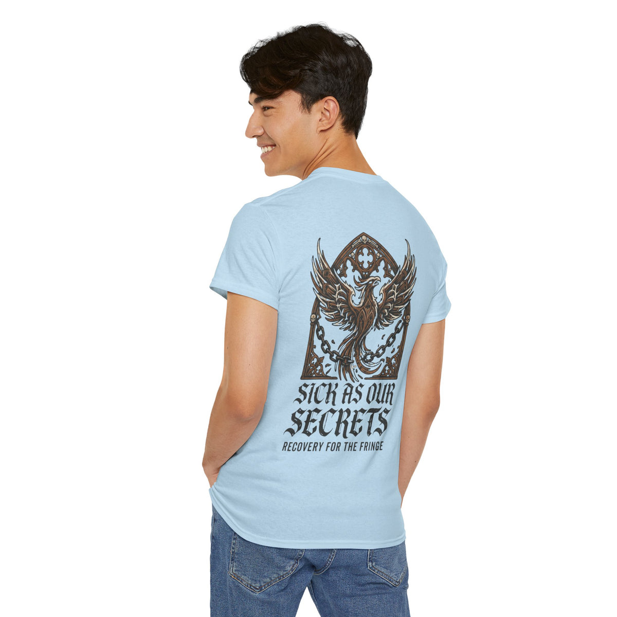 T-Shirt — "Sick As Our Secrets" Phoenix Recovery Graphic Tee