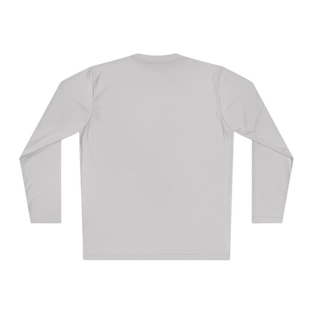 Long Sleeve Tee — Minimal Floral Crest Chest Graphic
