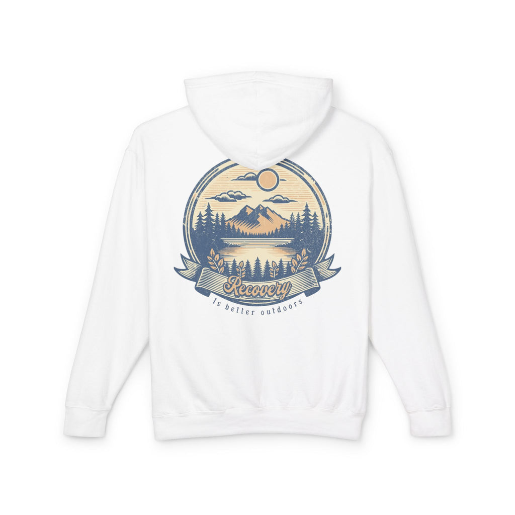 Hoodie — 'Recovery' Mountain Sunrise Graphic Hoodie