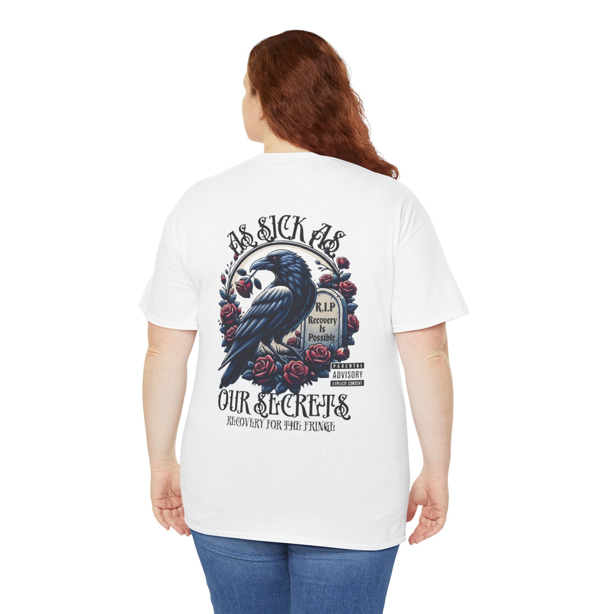 T-Shirt — “As Sick As Our Secrets” Raven & Roses Graphic Tee