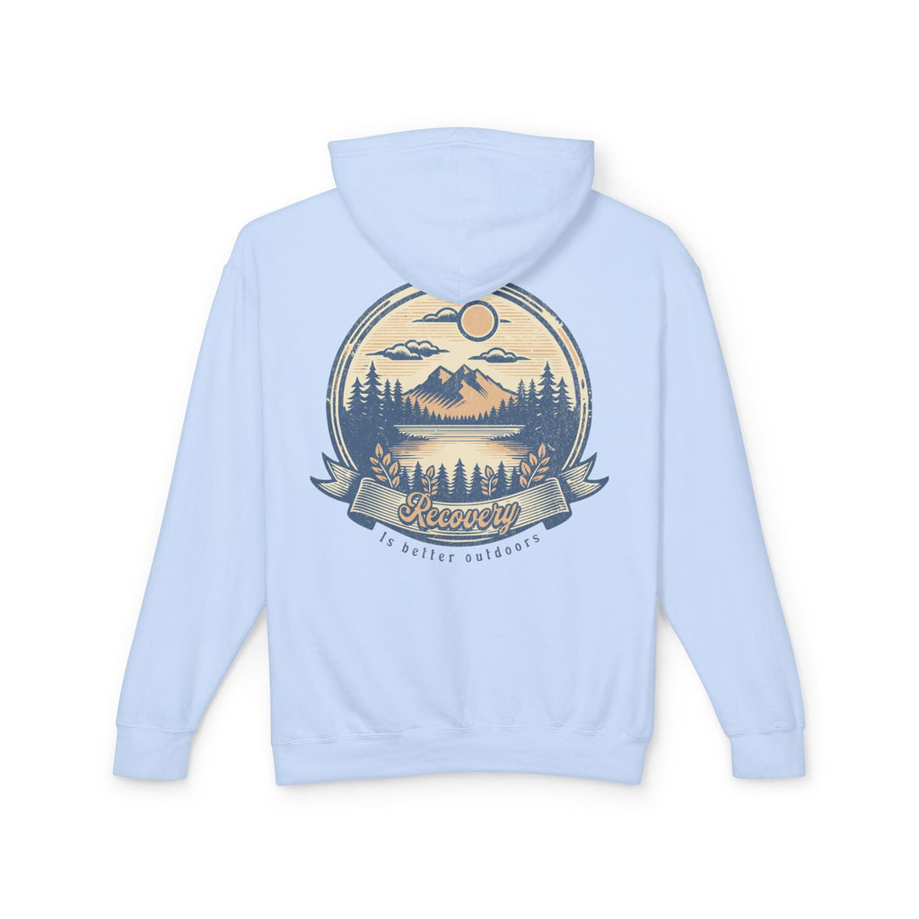 Hoodie — 'Recovery' Mountain Sunrise Graphic Hoodie