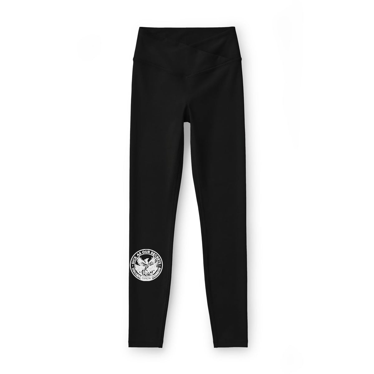 SAOS logo— Women's Black Yoga & Activewear