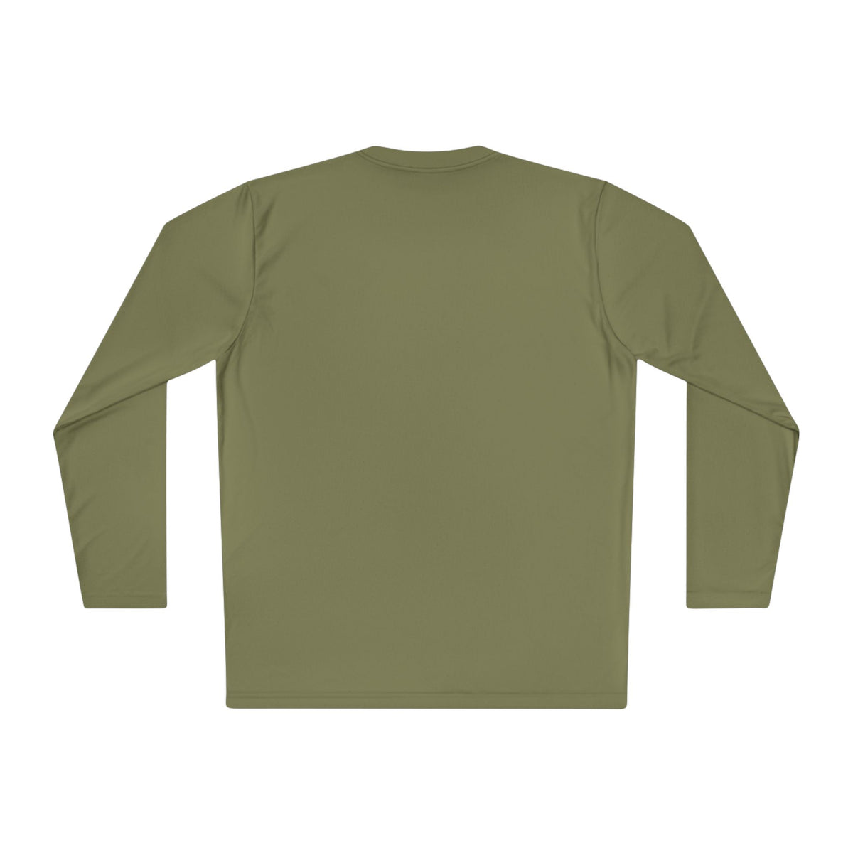 Long Sleeve Tee — Minimal Floral Crest Chest Graphic