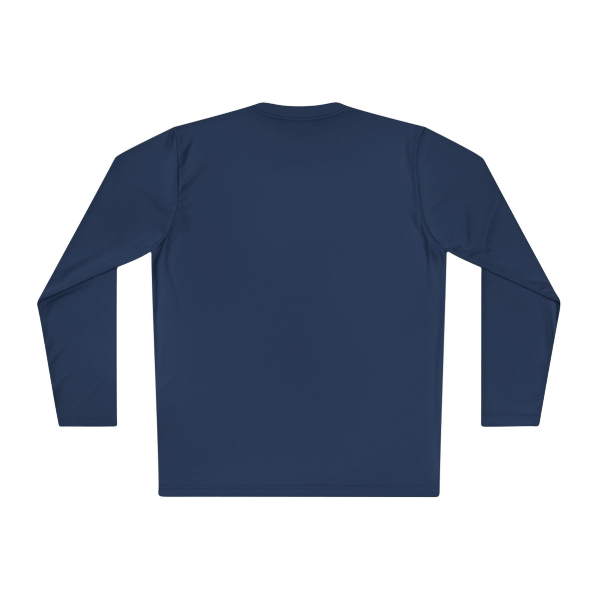 Long Sleeve Tee — Minimal Floral Crest Chest Graphic