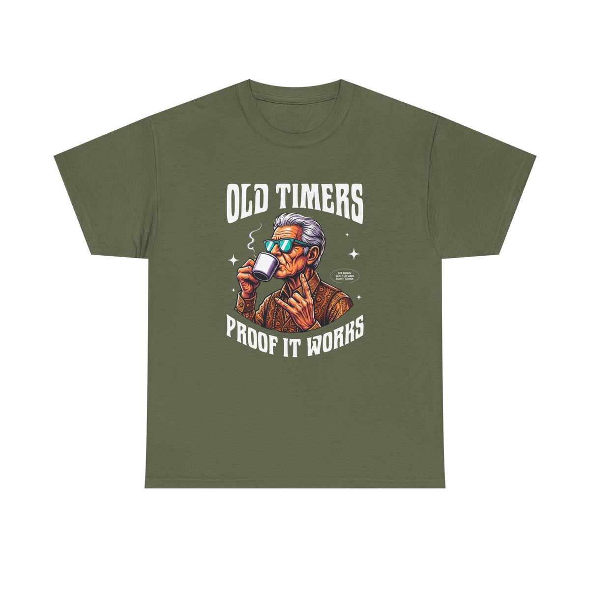 Old Timers Tee - 'Proof It Works' Recovery T-Shirt