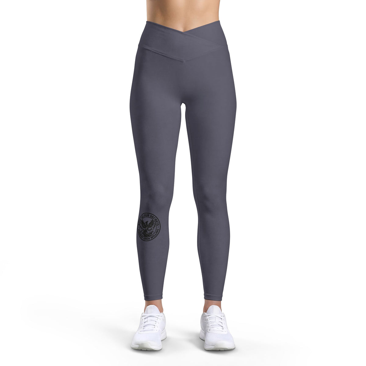 SAOS logo— Women's Black Yoga & Activewear