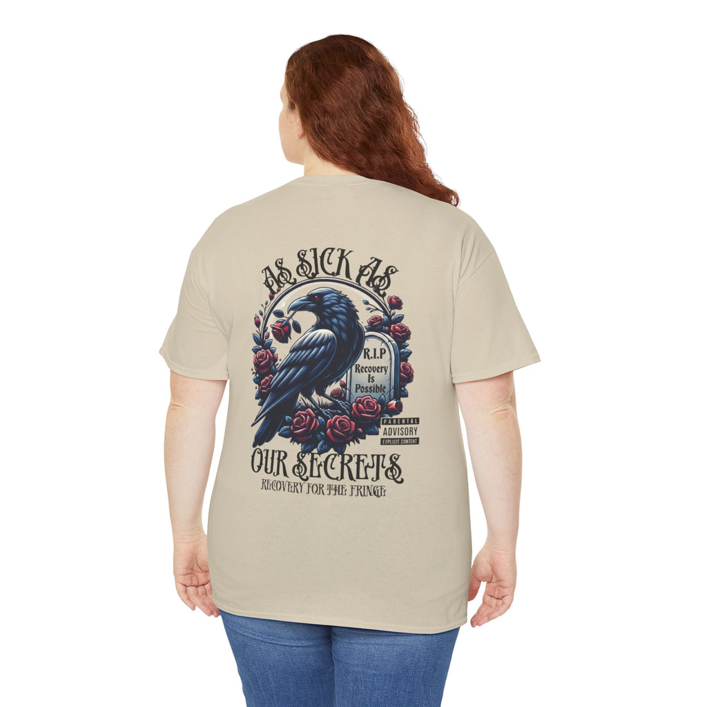 T-Shirt — “As Sick As Our Secrets” Raven & Roses Graphic Tee