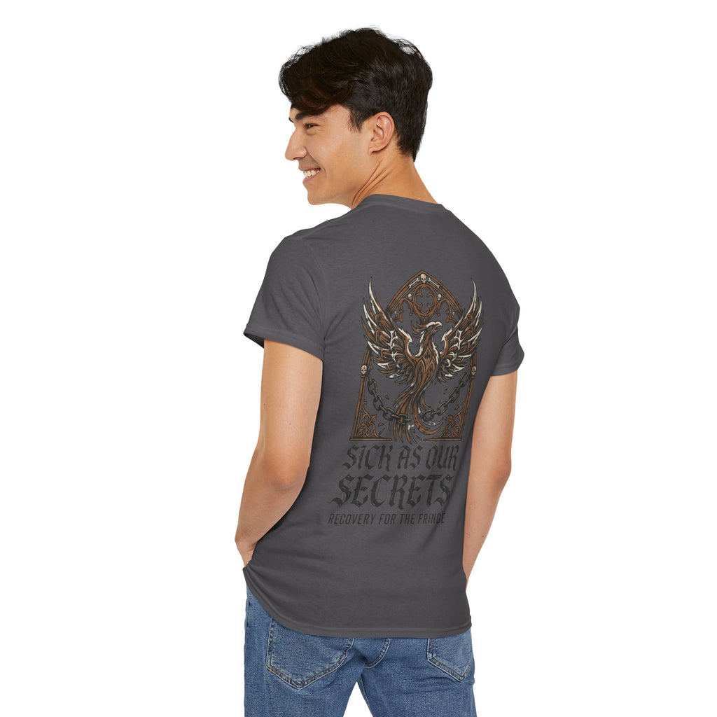 T-Shirt — "Sick As Our Secrets" Phoenix Recovery Graphic Tee