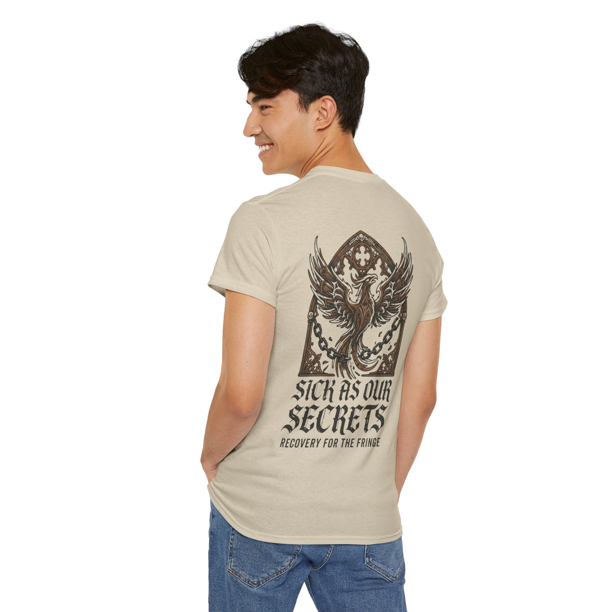 T-Shirt — "Sick As Our Secrets" Phoenix Recovery Graphic Tee