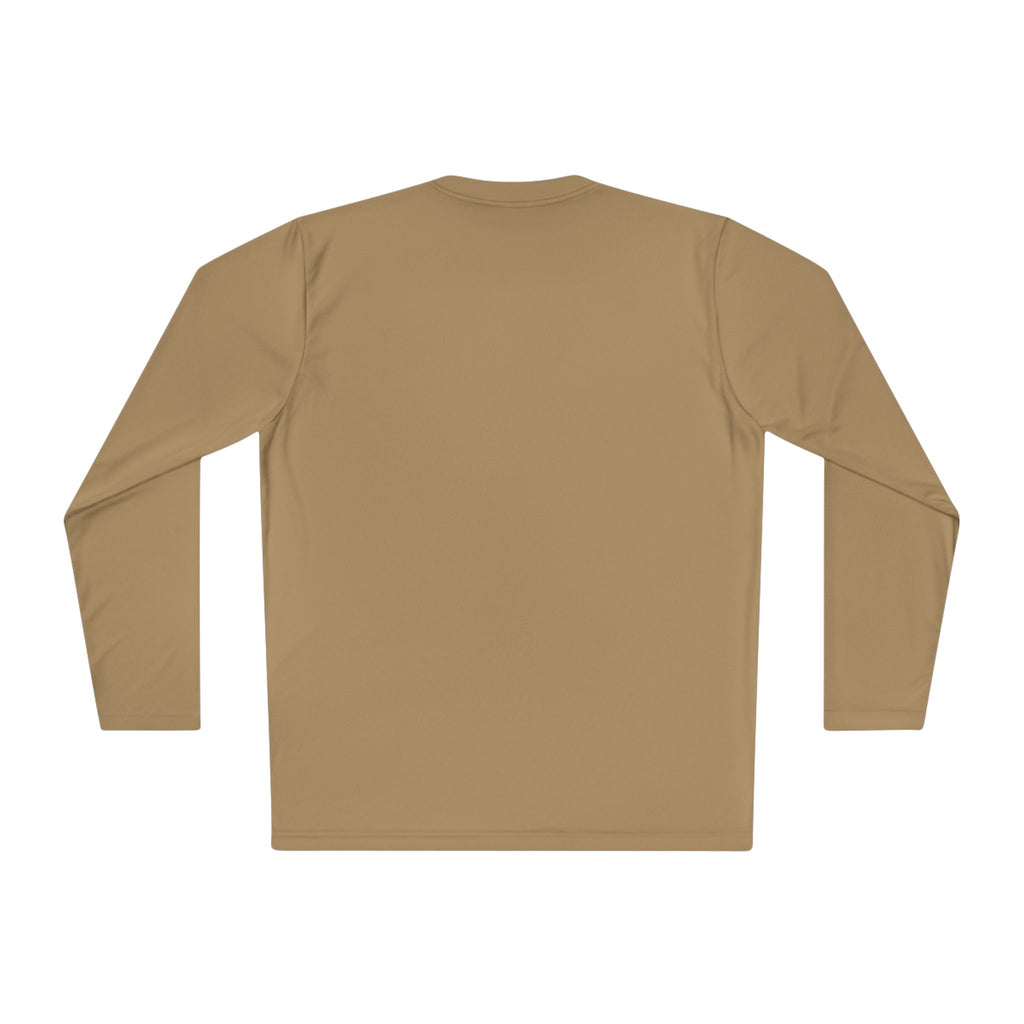 Long Sleeve Tee — Minimal Floral Crest Chest Graphic